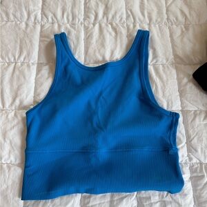 Blue lululemon tank top